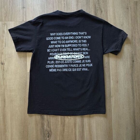 Purgatory Rage All Night Live In LA Black Shirt Size Medium Gothic Night Club - Picture 3 of 3